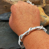 Chunky Cuff silver bracelet